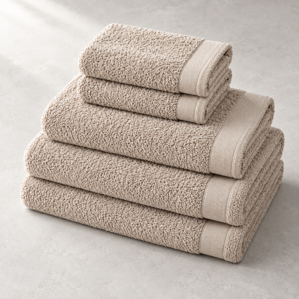 Liora Spa Towel Set — carousel construction / scale