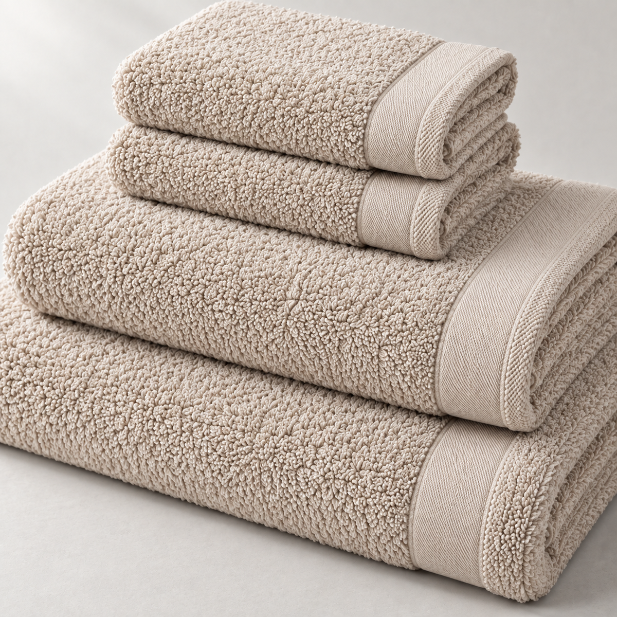 Liora Spa Towel Set — carousel texture detail