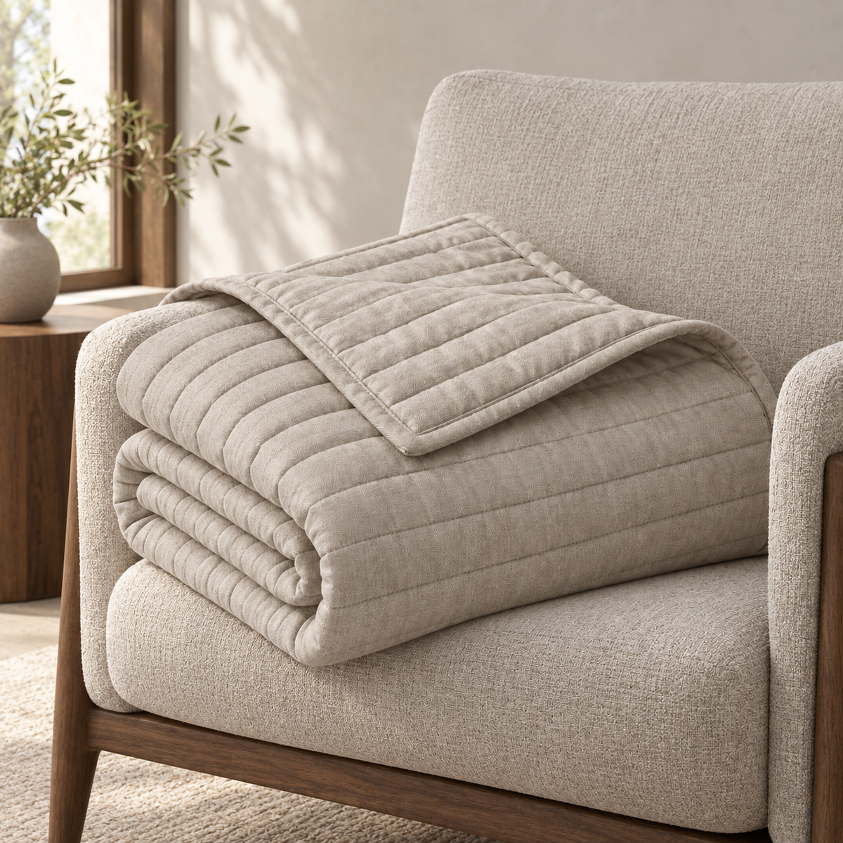 Mera Quilt Throw — carousel in-room use