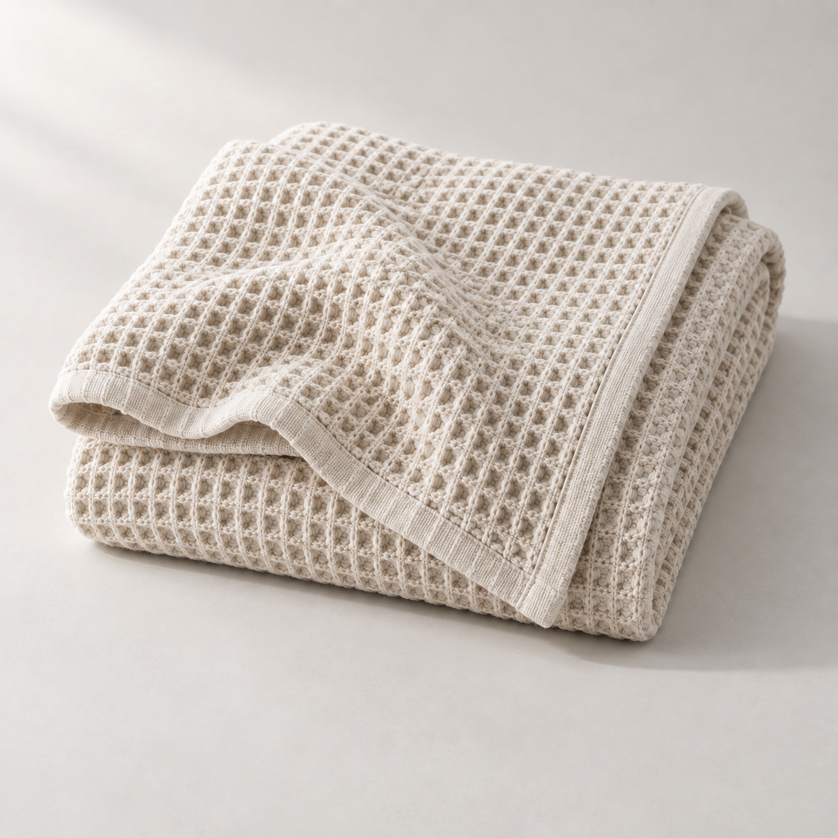 Niva Waffle Throw — carousel construction / scale