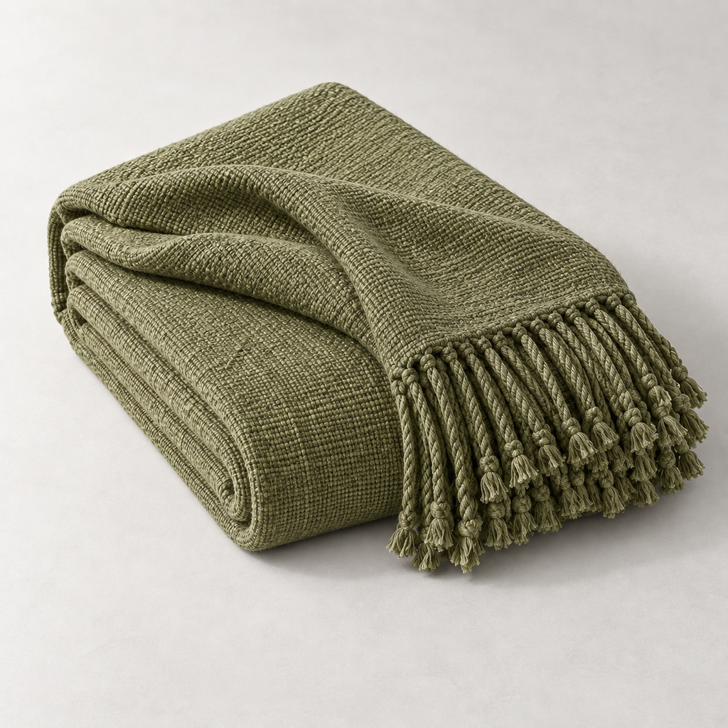 Orin Fringe Throw — carousel construction / scale