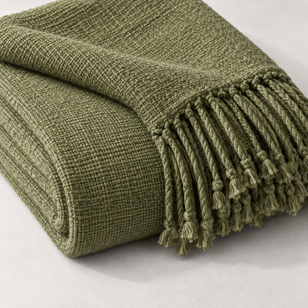 Orin Fringe Throw — carousel texture detail