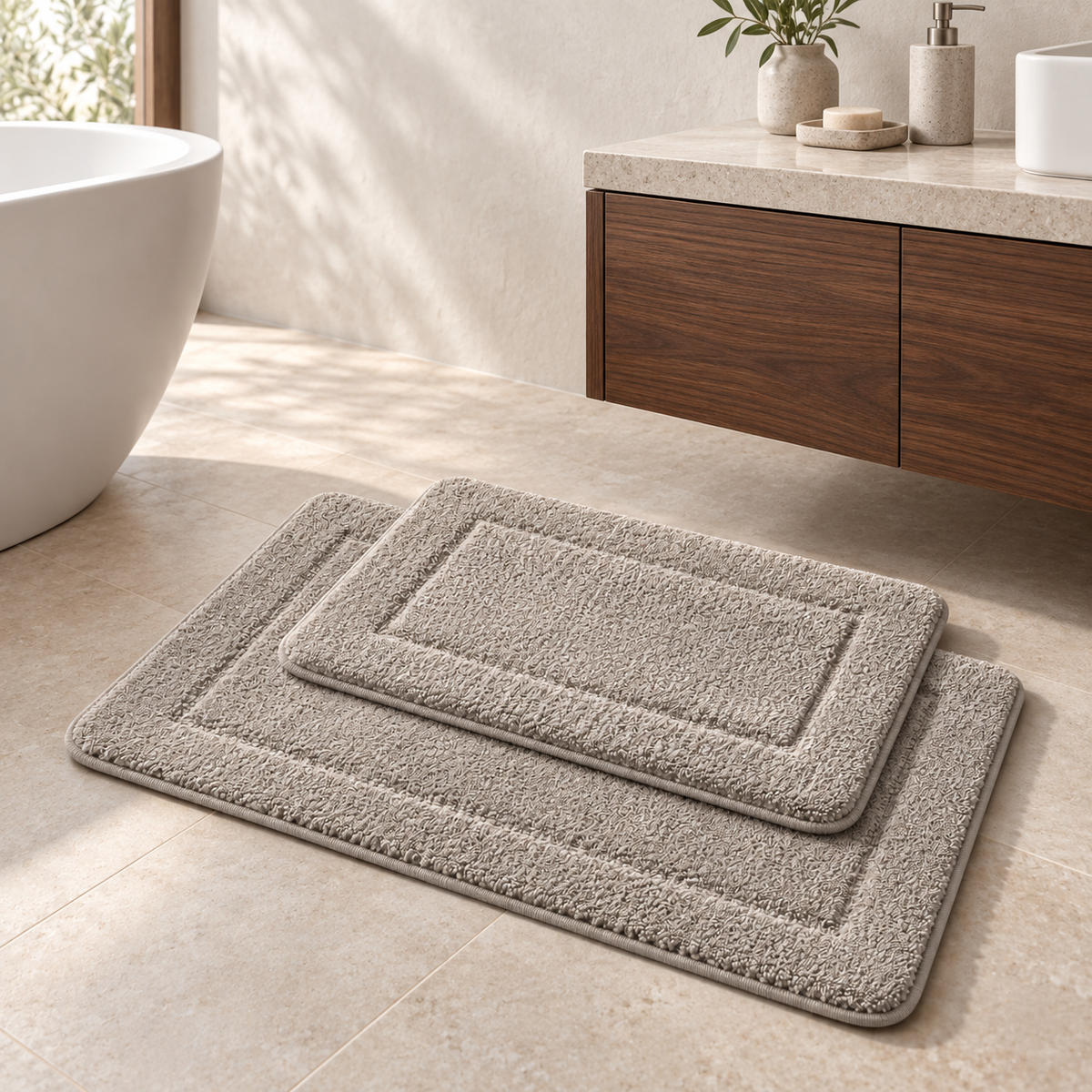 Sena Bath Mat Set — carousel in-room use