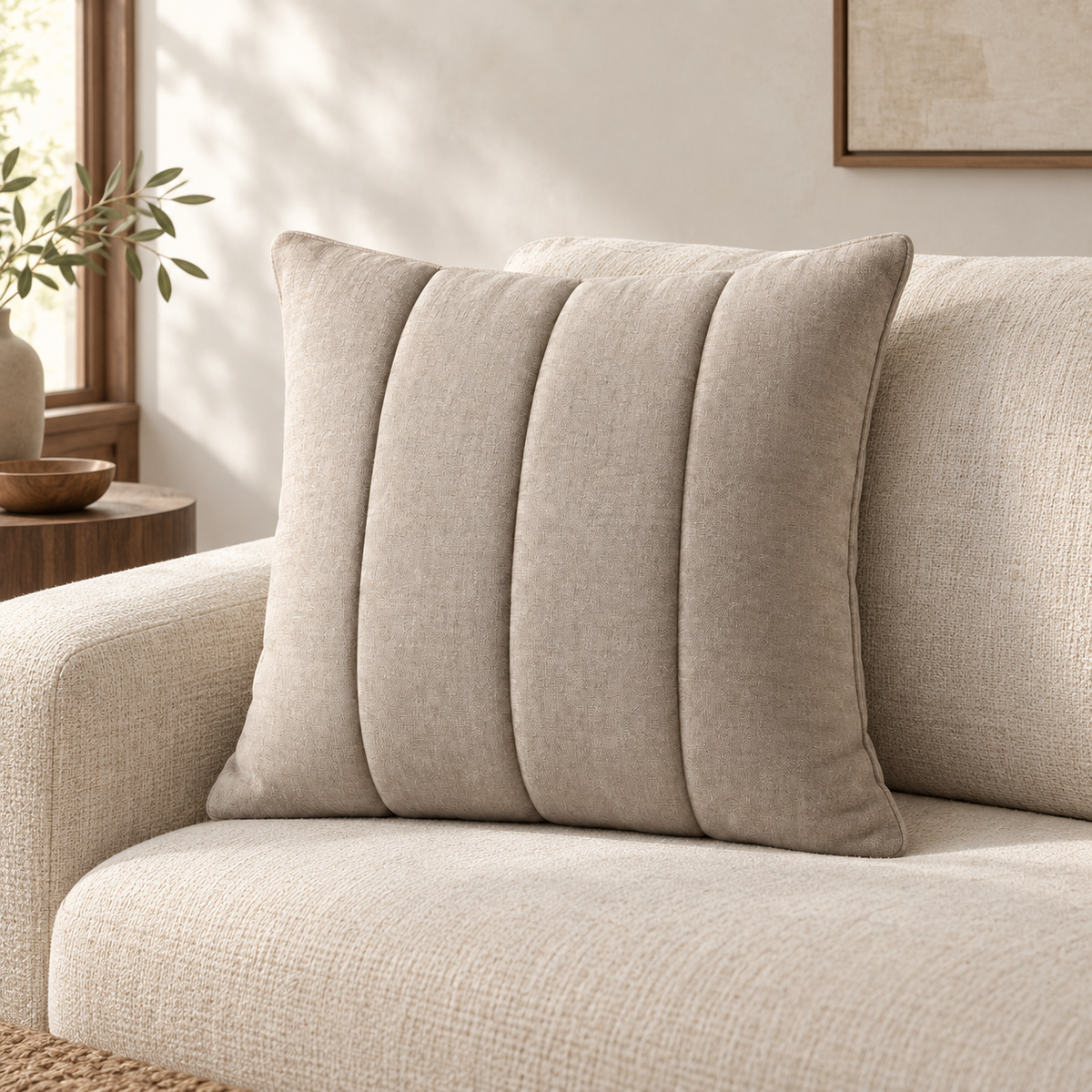 Veya Channel Cushion — carousel in-room use