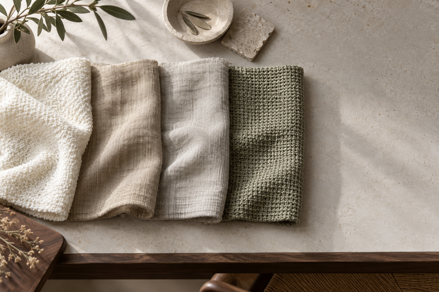 Textile color and material study